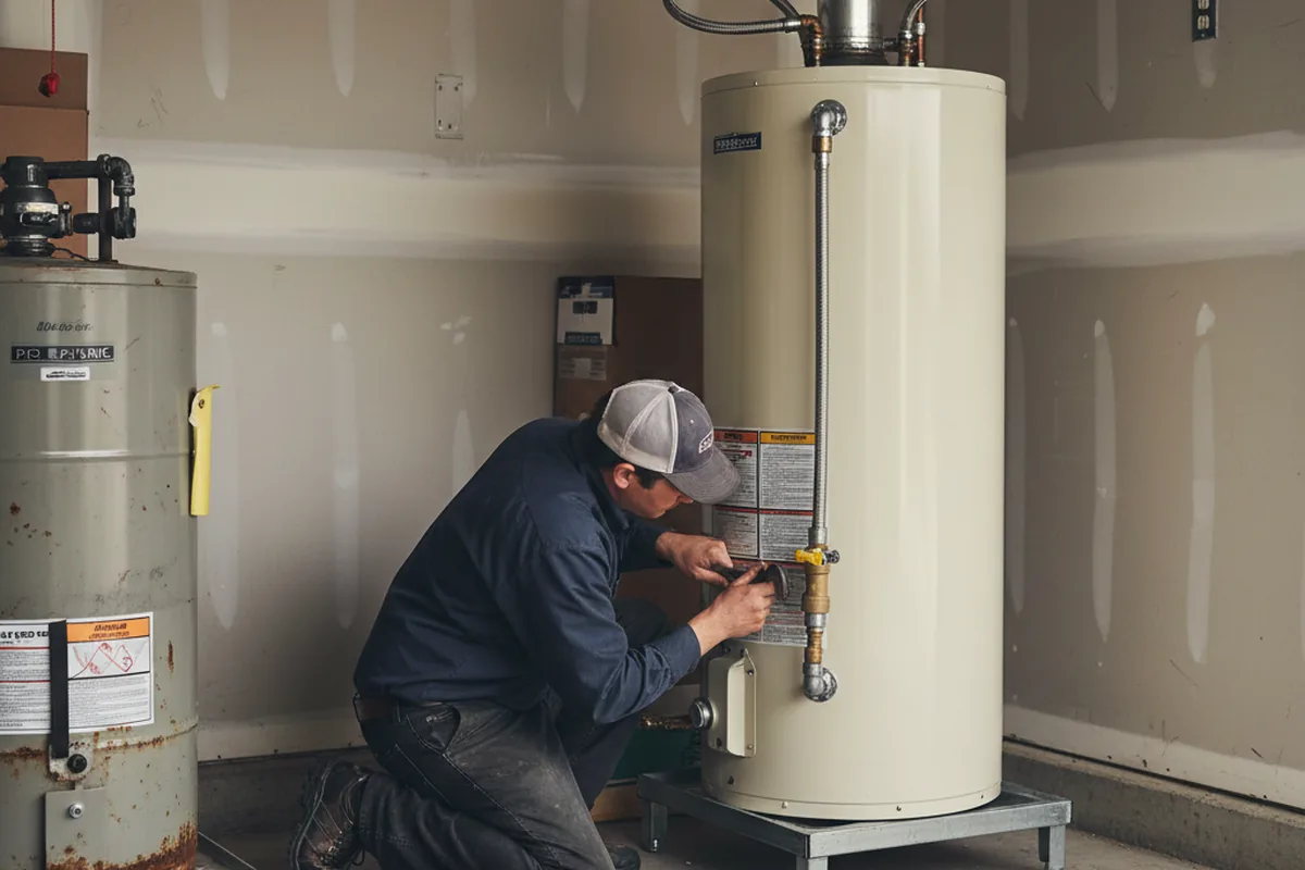 Water heater and shutoff valve replacement in Pikeville